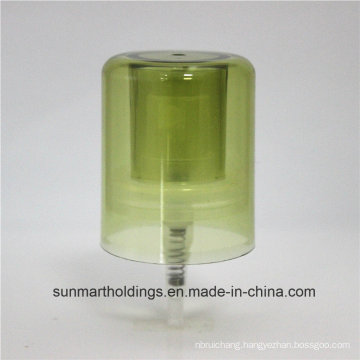 Green Transparent Plastic Crimp on Spray Pump